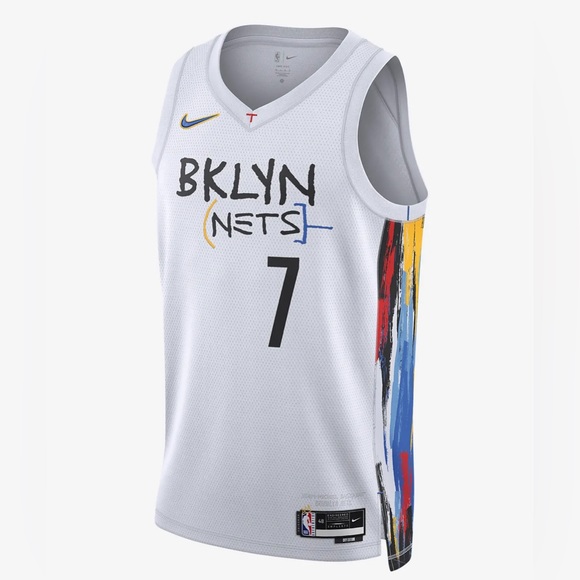 Nike Other - KEVIN DURANT BROOKLYN NETS CITY EDITION JERSEY SIZE 48 LARGE NWT